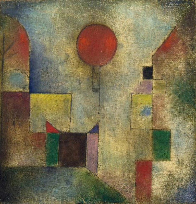Röd ballong - Paul Klee
