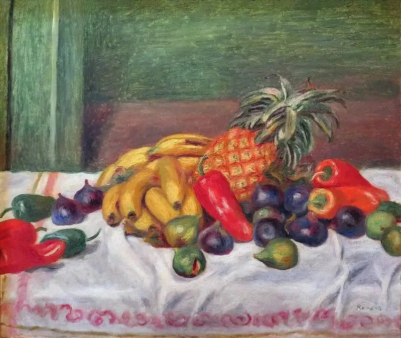 Bananer och ananas - Pierre-Auguste Renoir