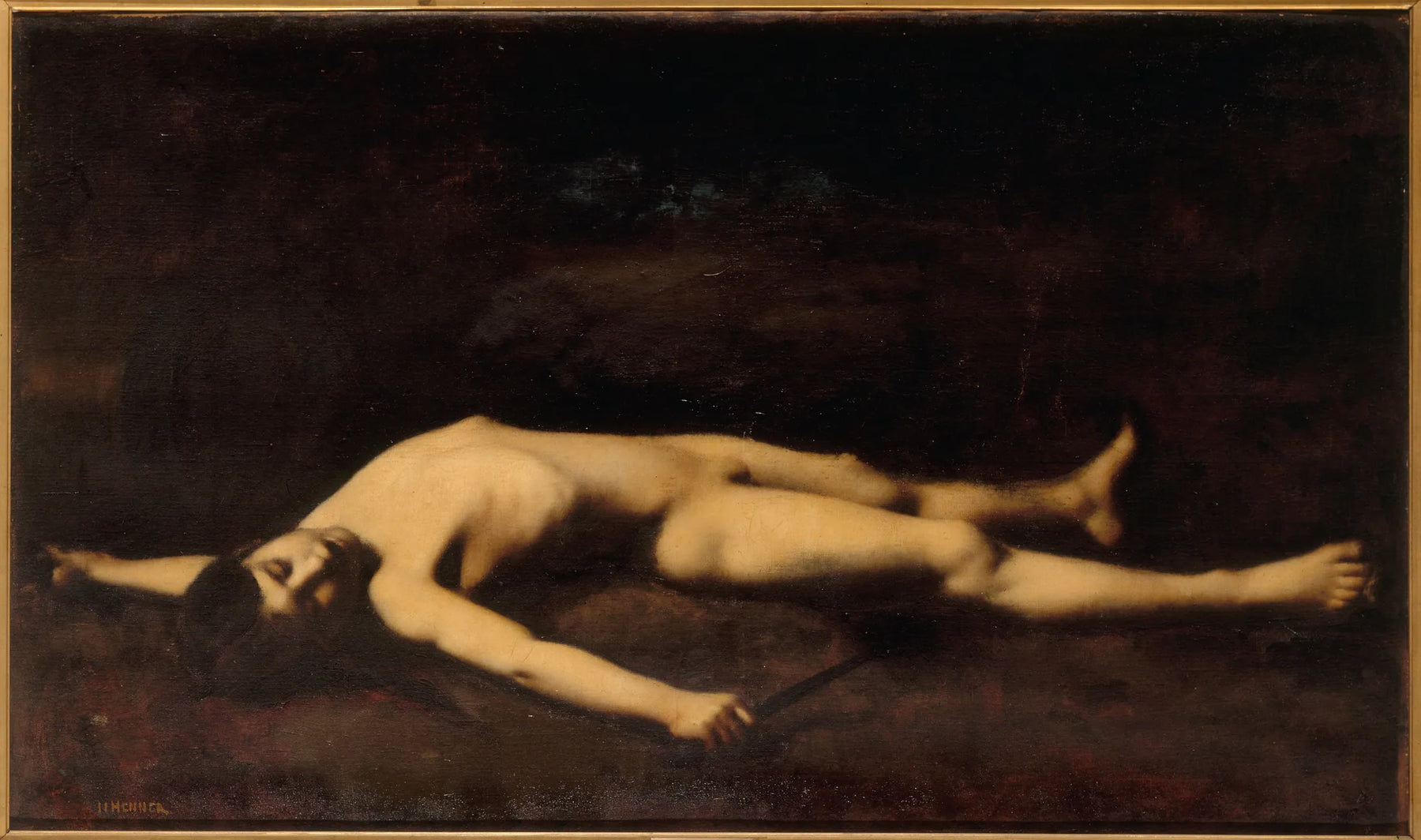 Bara - Jean-Jacques Henner image 1 reproduction artisanale de tableau