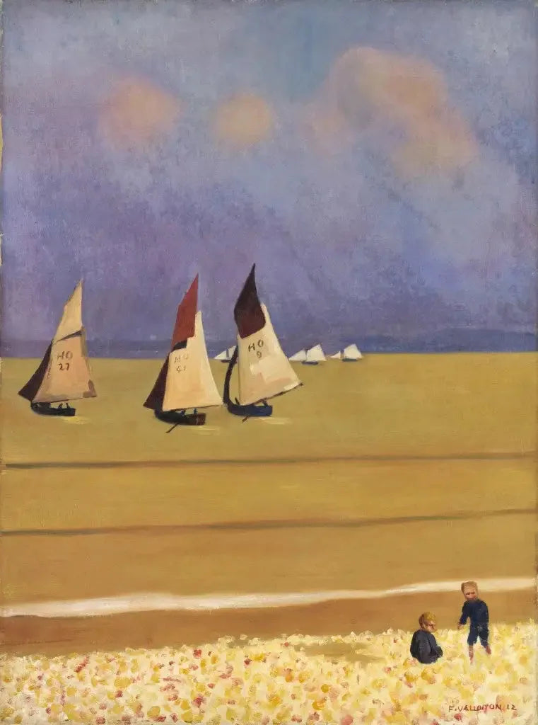 Båtar i Honfleur - Félix Vallotton