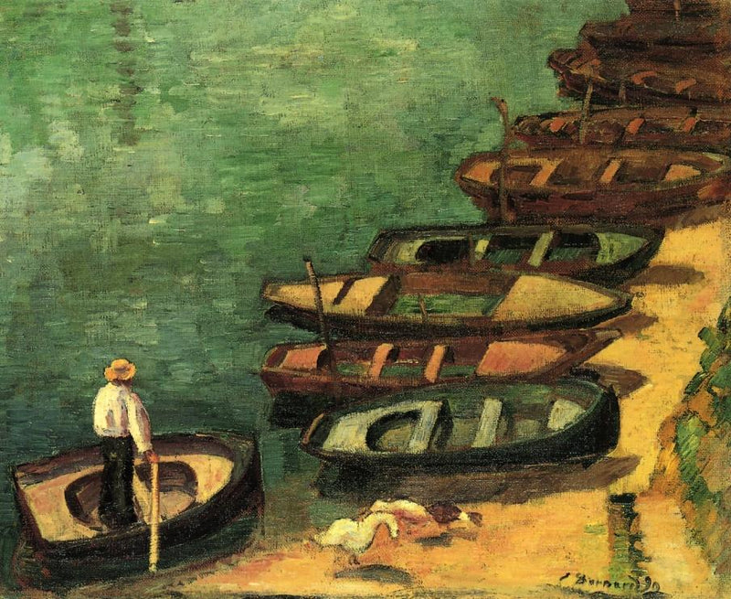 Pont-Aven-båtar - Émile Bernard