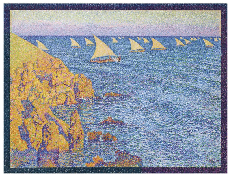 Fiskebåtar – Medelhavet - Théodore van Rysselberghe