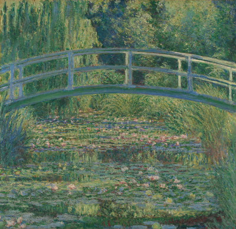 Näckrosbassängen, grön harmoni - Claude Monet