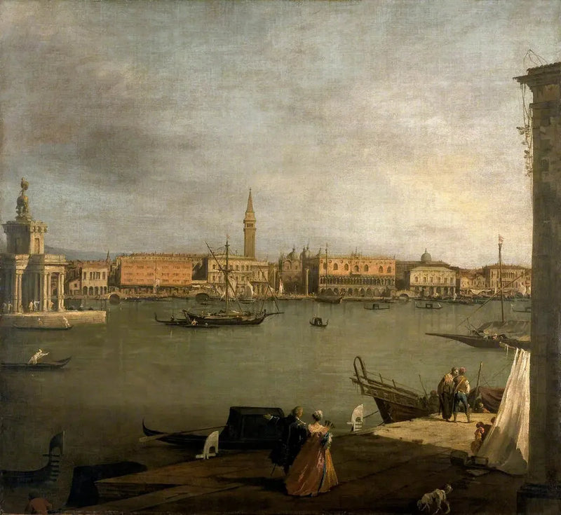 San Marco-bassängen från Giudecca - Canaletto