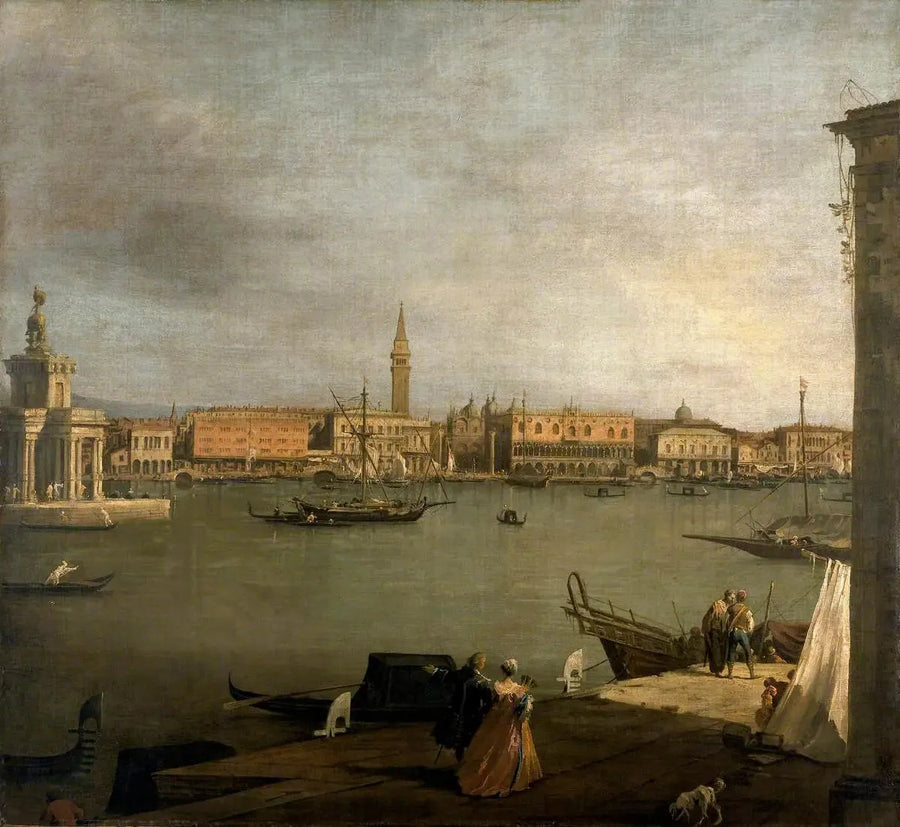 San Marco-bassängen från Giudecca - Canaletto