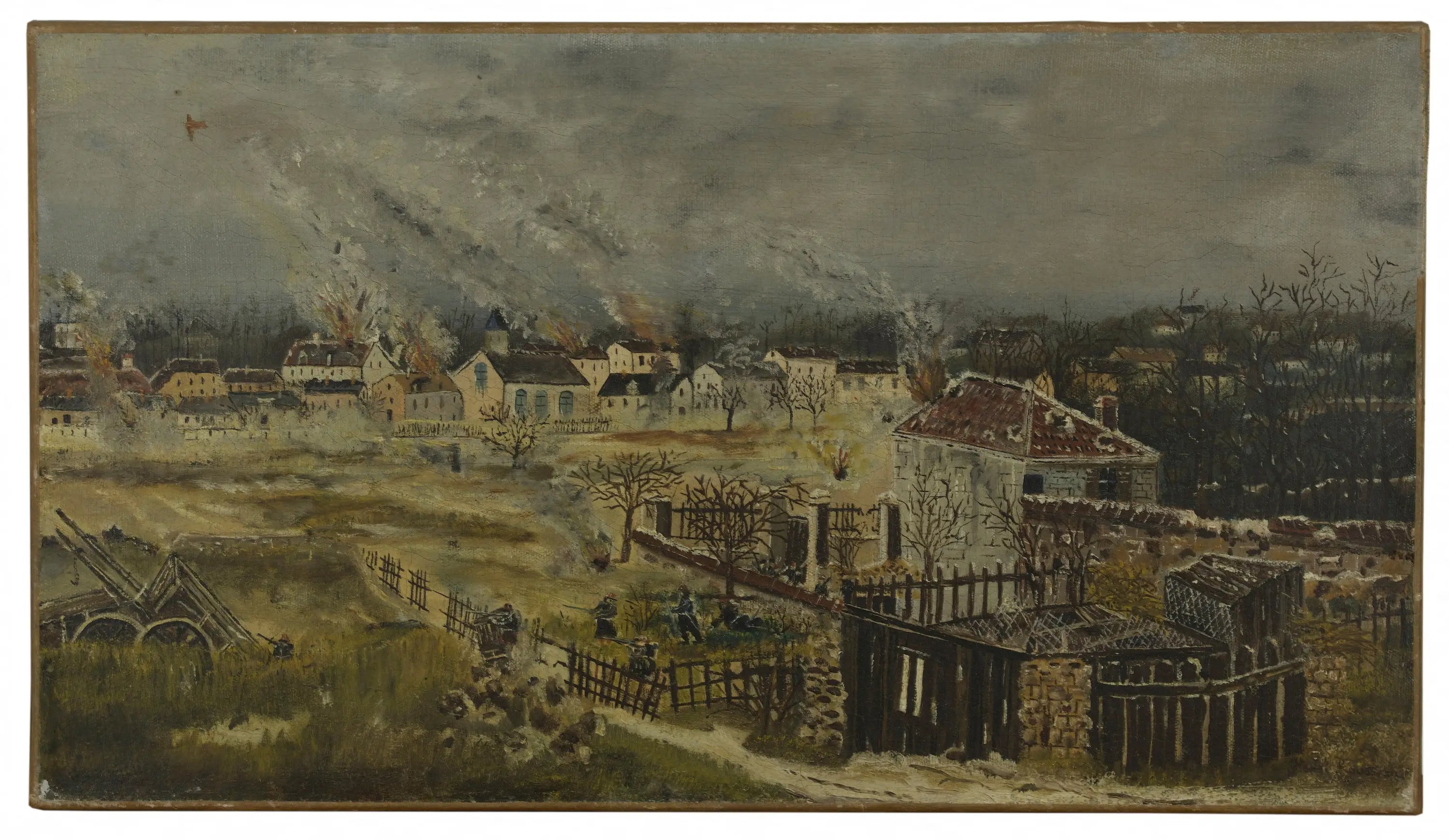 Bataille de Champigny - Épisode de la guerre de 1870 - Henri Rousseau - Alpha Reproduction