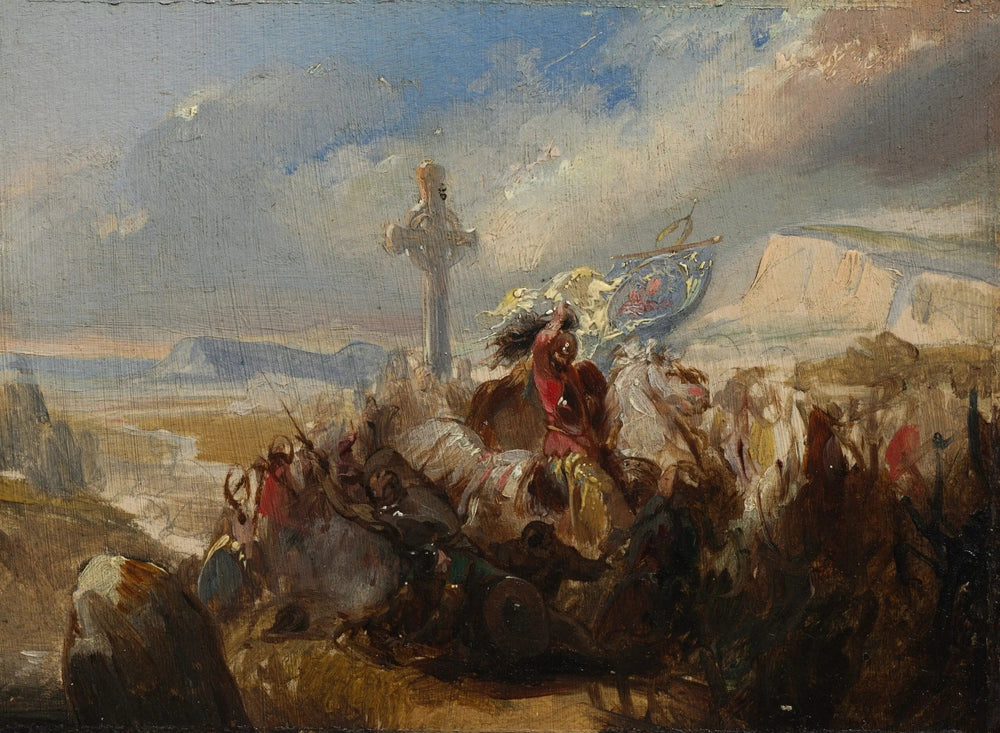 Bataille de Poitiers 25 octobre 732 - Charles de Steuben - Alpha Reproduction