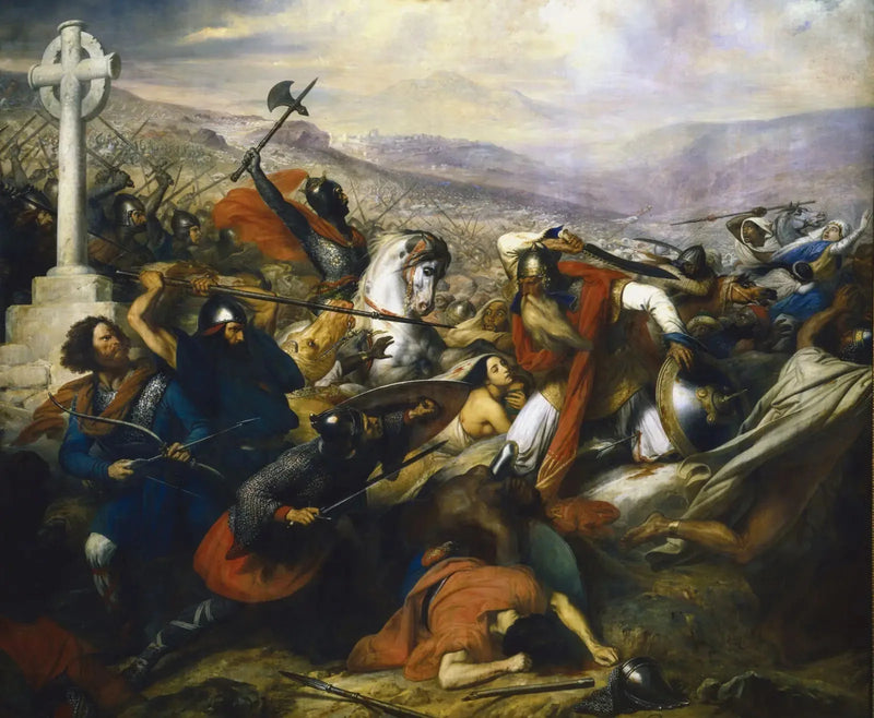 Slaget vid Poitiers - Charles de Steuben