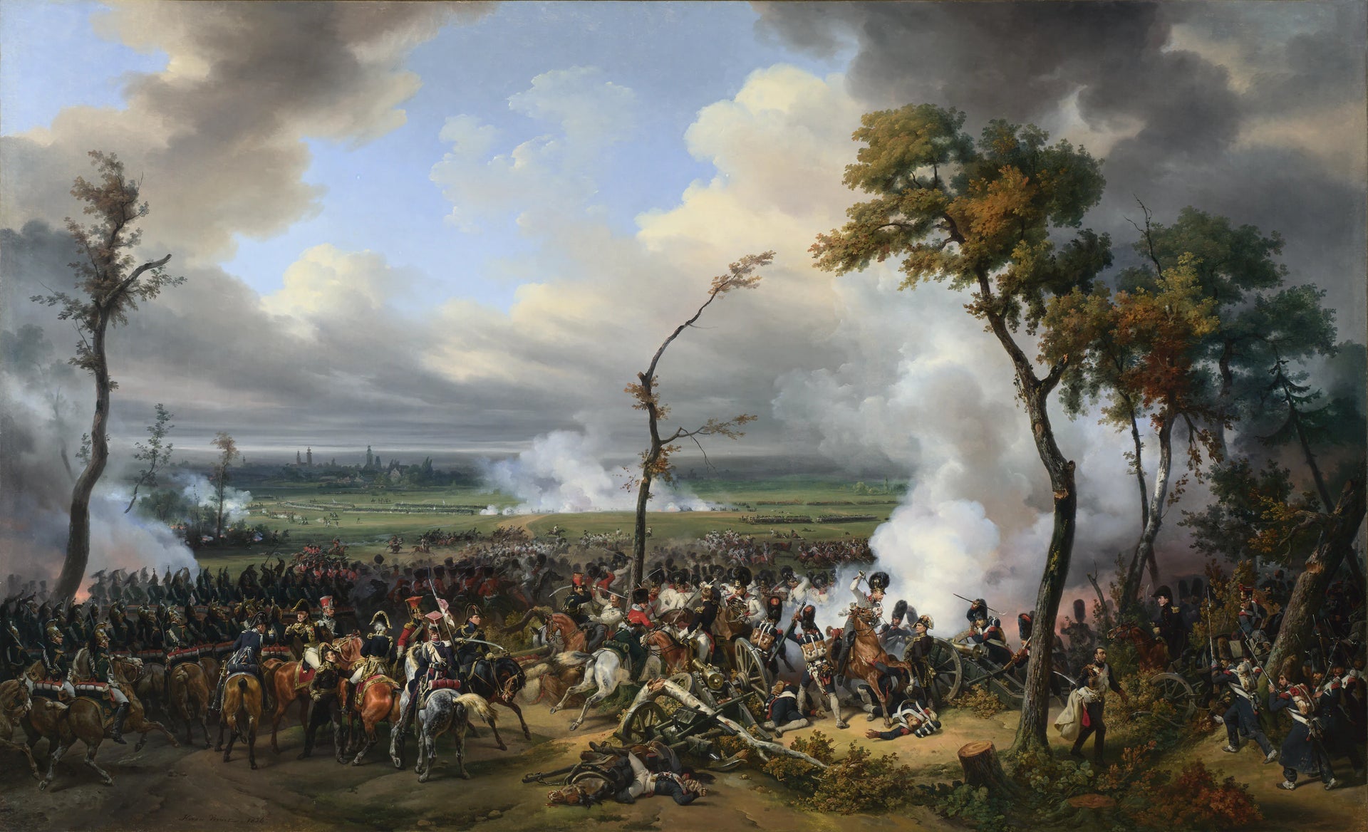 Bataille de Hanau - Horace Vernet