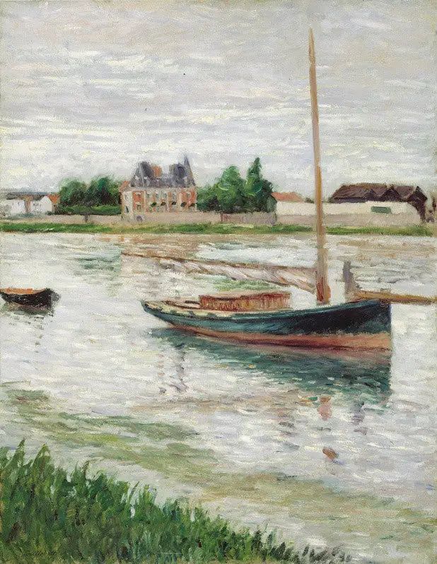 Båt för ankar på Seine, Argenteuil - Gustave Caillebotte