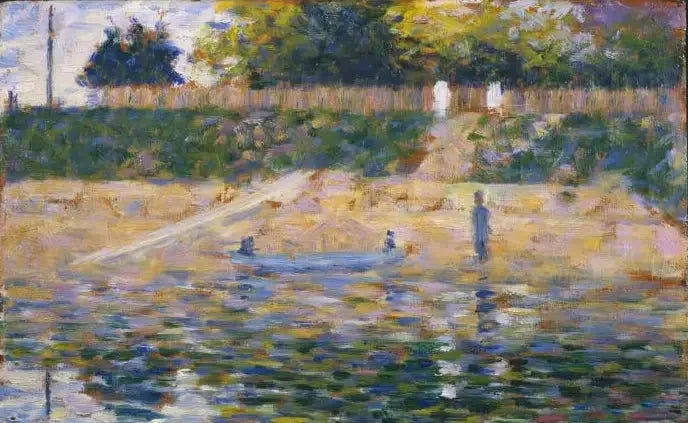 Båt vid strandkanten, Asnières - Georges Seurat