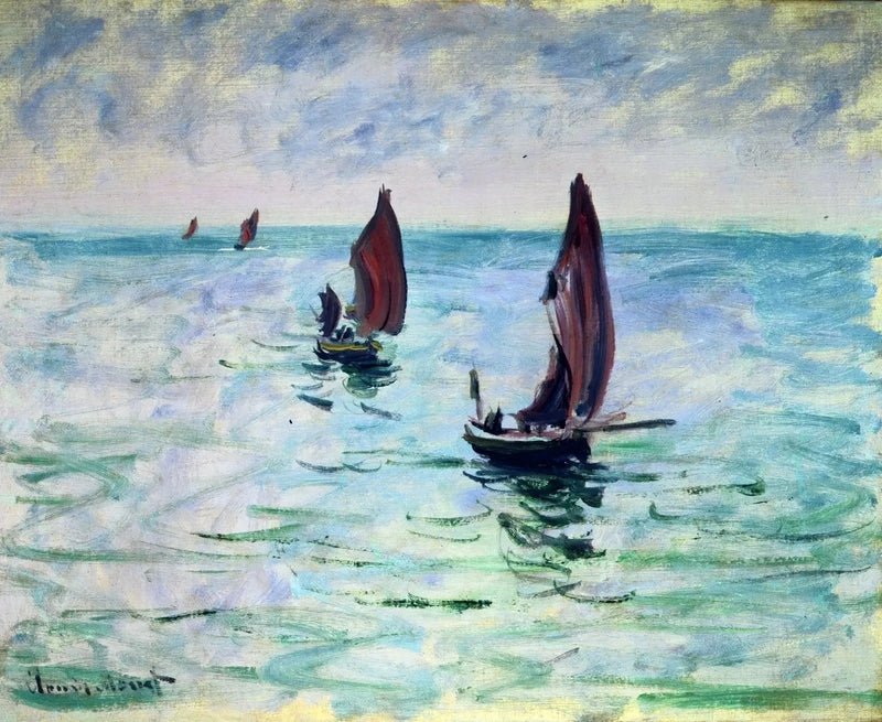 Fiskebåtar W1026 - Claude Monet