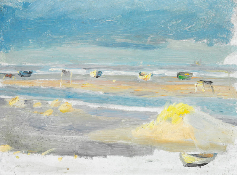Båtar på stranden, Skagen. - Anna Ancher