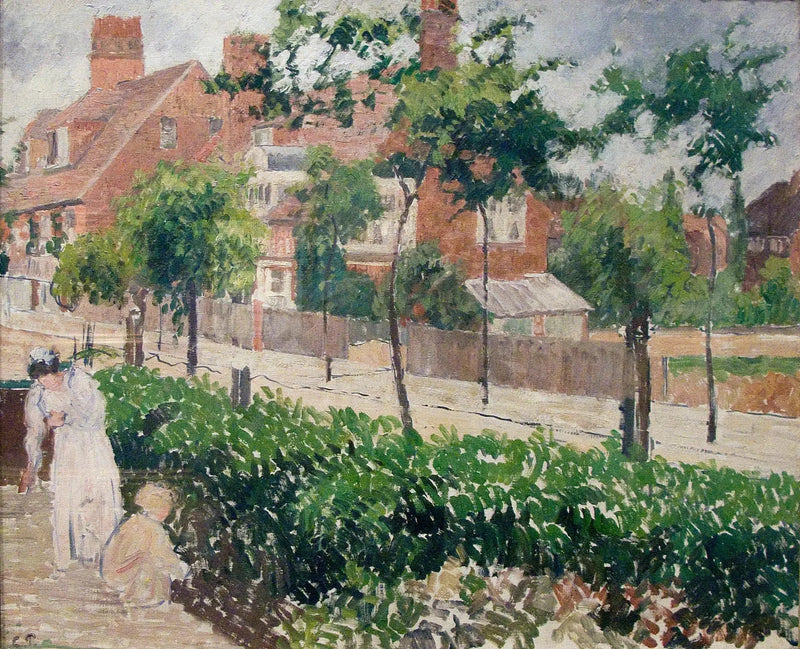 Bath Road, London, (skiss) - Camille Pissarro