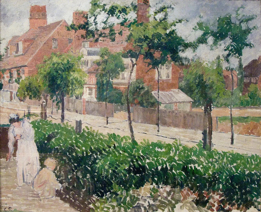 Bath Road, London, (skiss) - Camille Pissarro