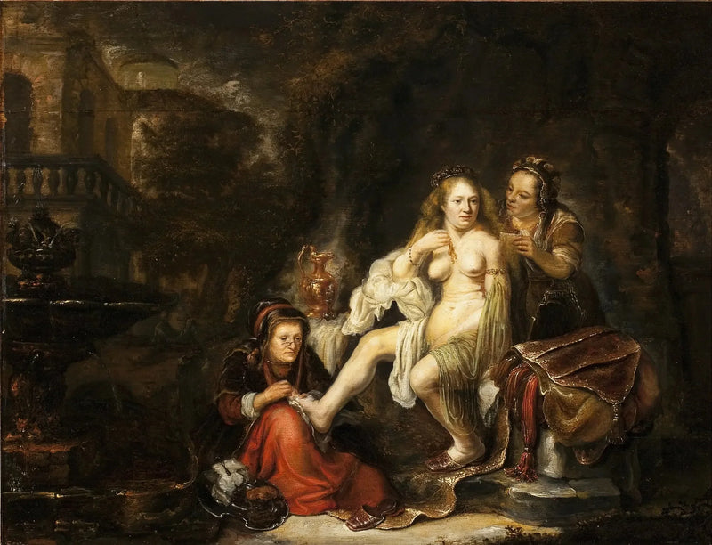 Bad-Sebastianska får brevet från David - Rembrandt