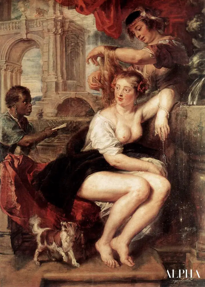 Bathseba au puits - Peter Paul Rubens - Reproductions de tableaux et peintures haut de gamme