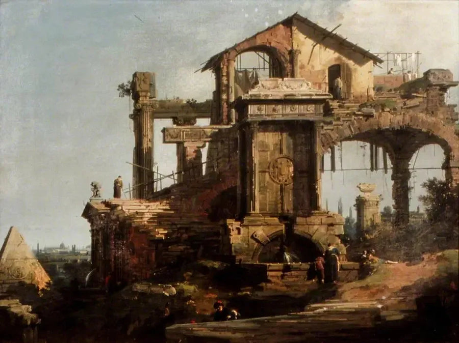 Ruinbyggnad, Rom - Canaletto