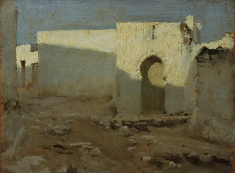 Mooriska byggnader i solen - John Singer Sargent