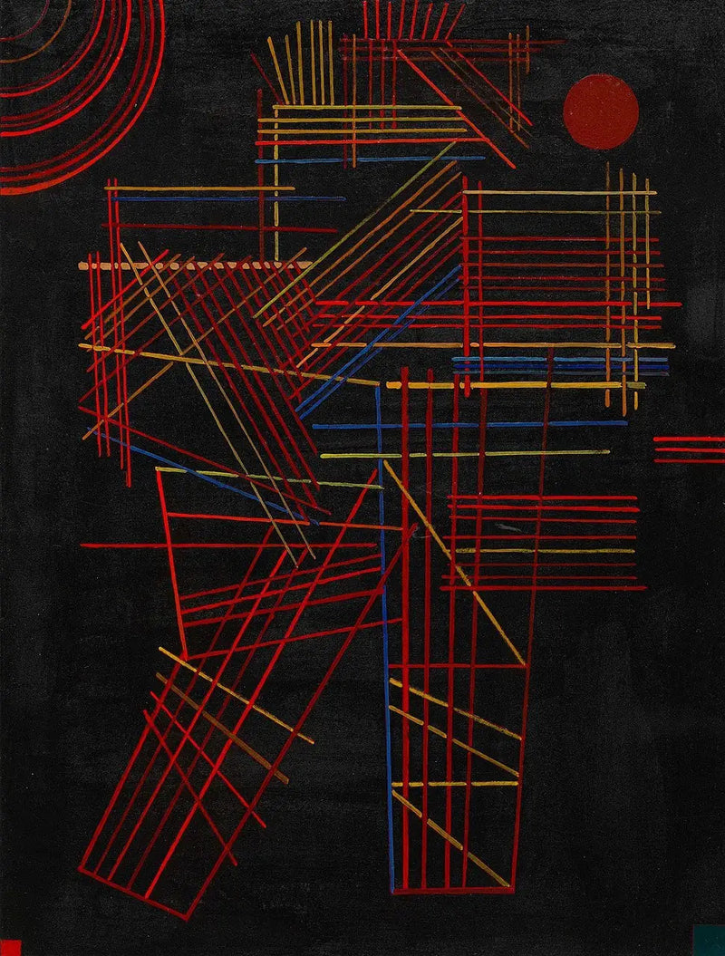 Färgade stavar - Vassily Kandinsky