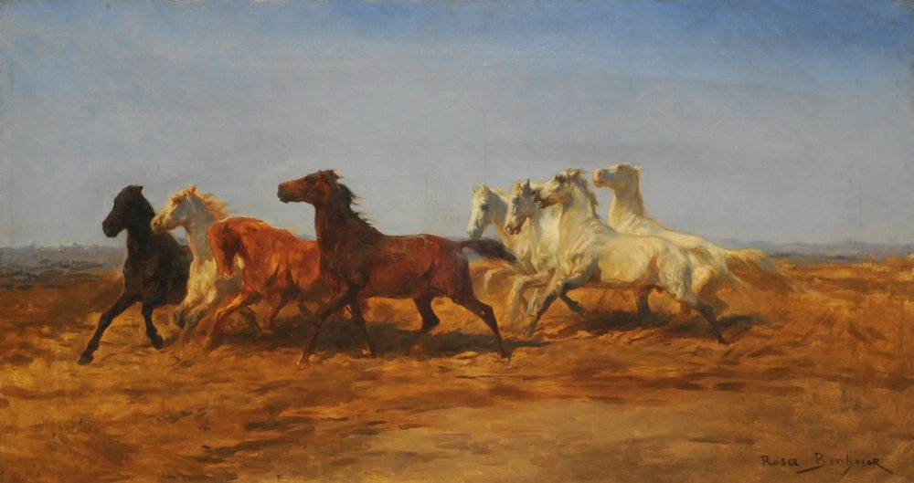 Battage - Rosa Bonheur image 1 tableau peint à l’huile sur toile