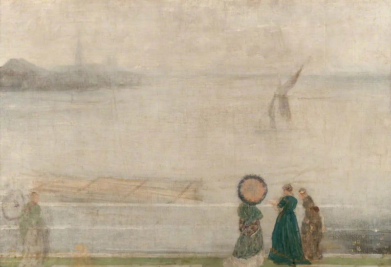 Battersea Reach från Lindsey Houses - James Abbott McNeill Whistler