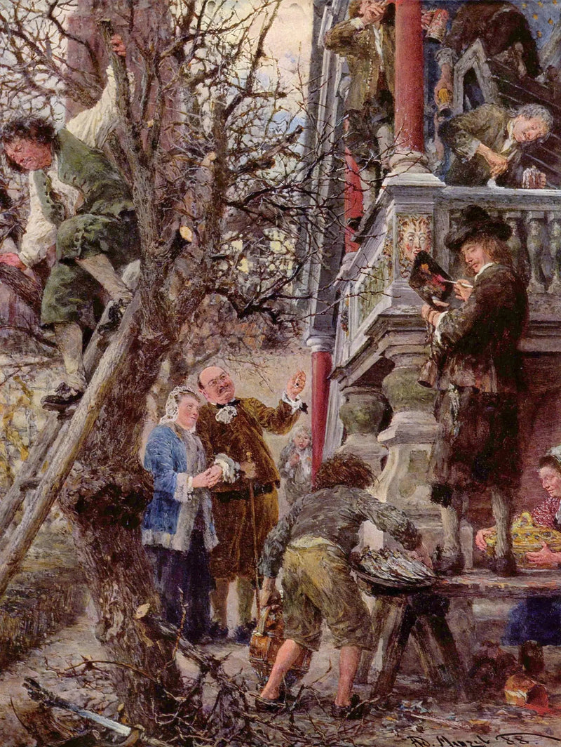 Beati Possidentes (Saliga är de som) - Adolph von Menzel