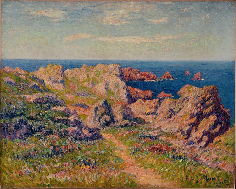 Vackert väder i Pern (Île d'Ouessant) - Henry Moret