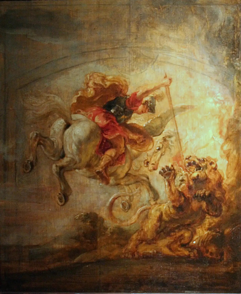 Bellérophon som besegrar Chimären - Peter Paul Rubens