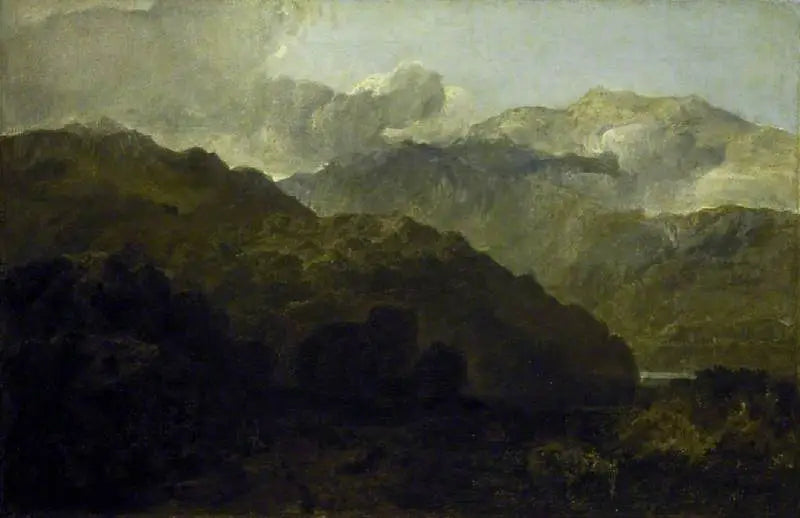 Ben Lomond Mountains, Skottland: Resenären - Vide Ossians Krig om Caros - J. M. W. Turner