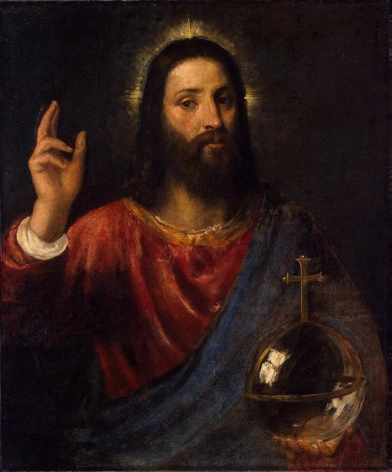 Välsignelsen av Kristus - Titian