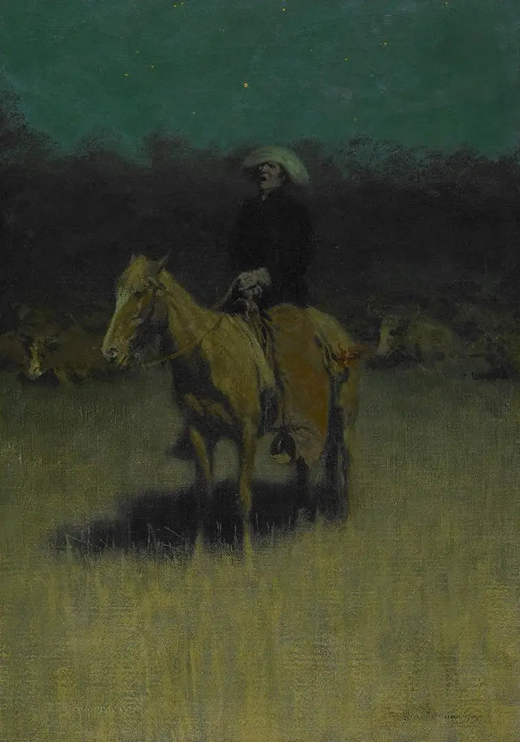 Cowboyens vaggsång - Frederic Remington