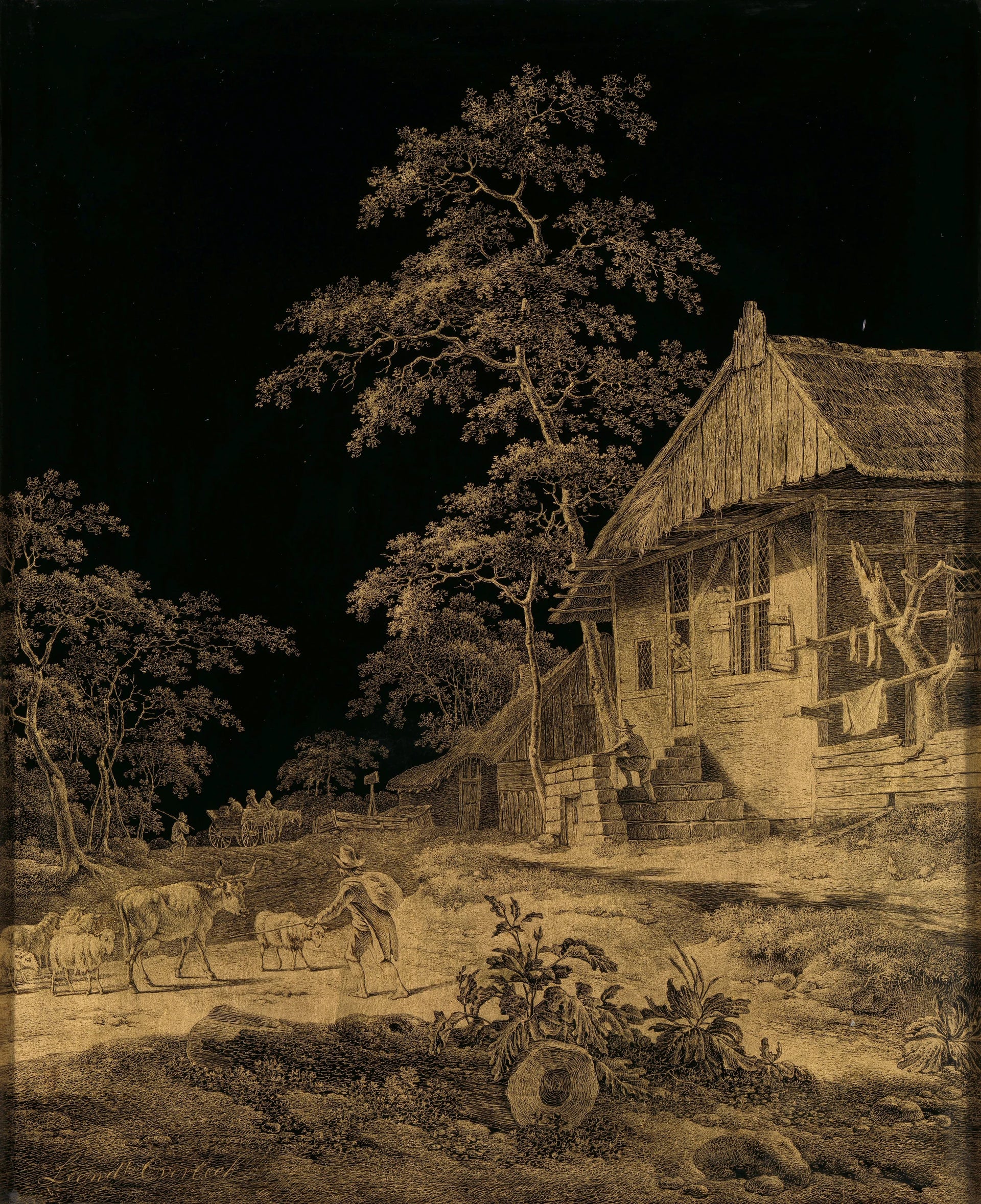Berger dans une ferme - Leendert Overbeek