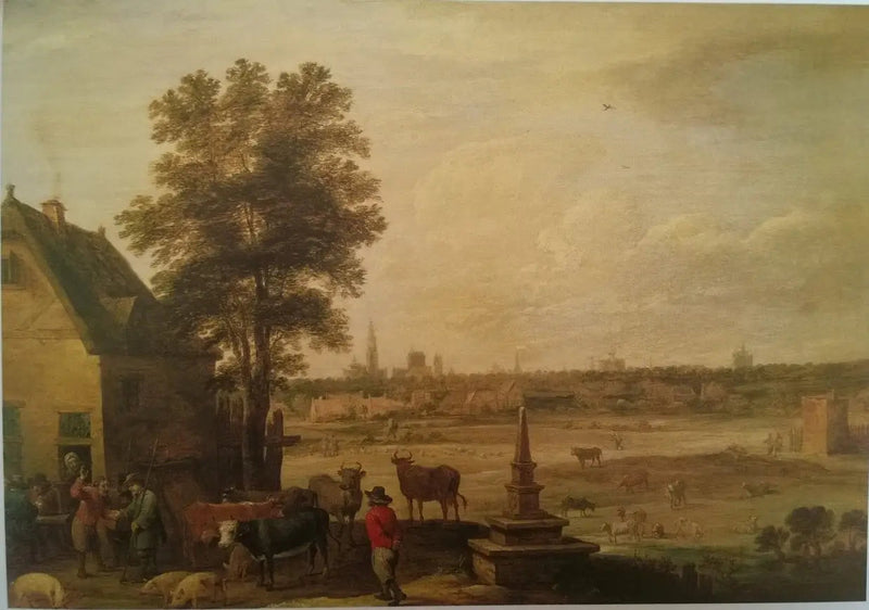 Dansa på ett värdshus - David Teniers den yngre