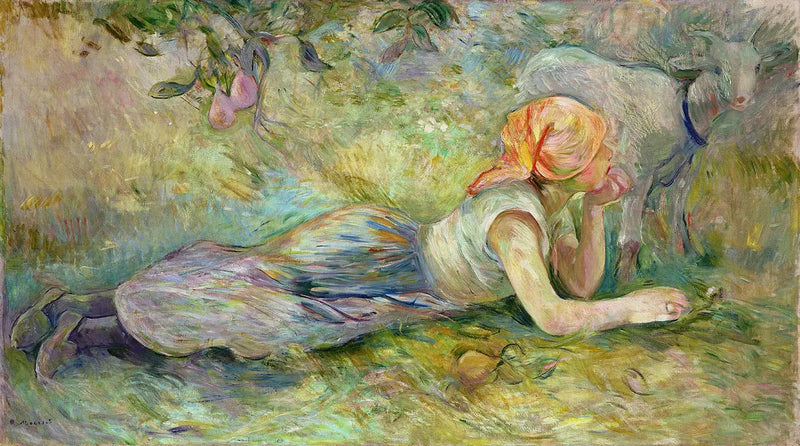 Liggande herde - Berthe Morisot
