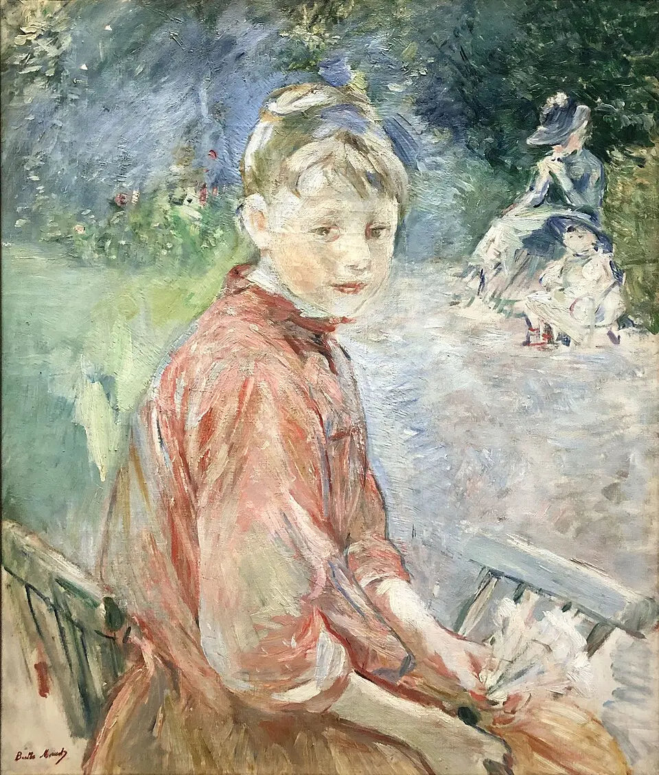 Le Volant, peinture de Berthe Morisot