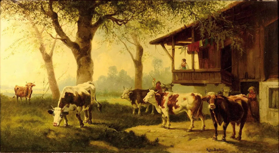 Boskap på en betesmark - Rosa Bonheur