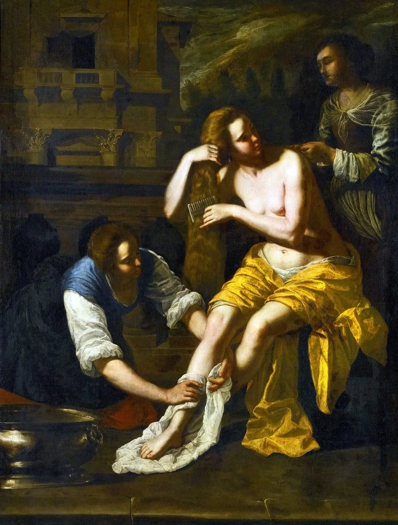 Bethsabé i badet - Artemisia Gentileschi