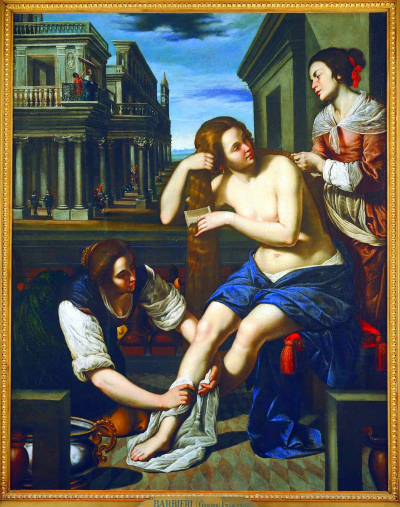 Bethsabé i badet - Artemisia Gentileschi