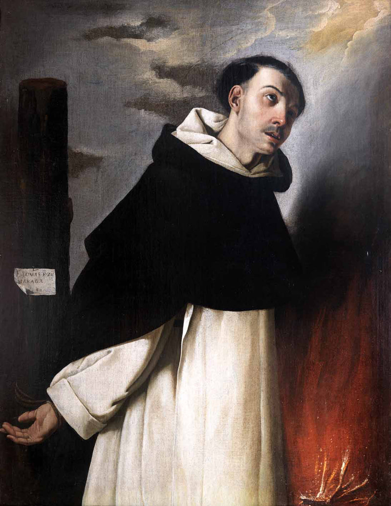 Välsignade Thomas av Zumárraga - Francisco de Zurbarán
