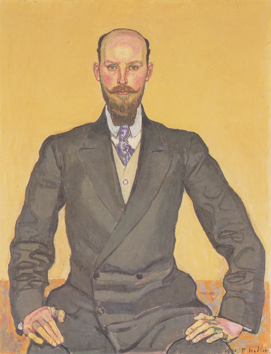 Porträtt av Willy Russ - Ferdinand Hodler