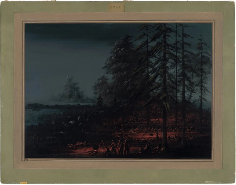 Siouxkrigsguide i läger - George Catlin
