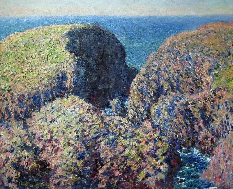 Stenblock, Belle-Île W1097 - Claude Monet