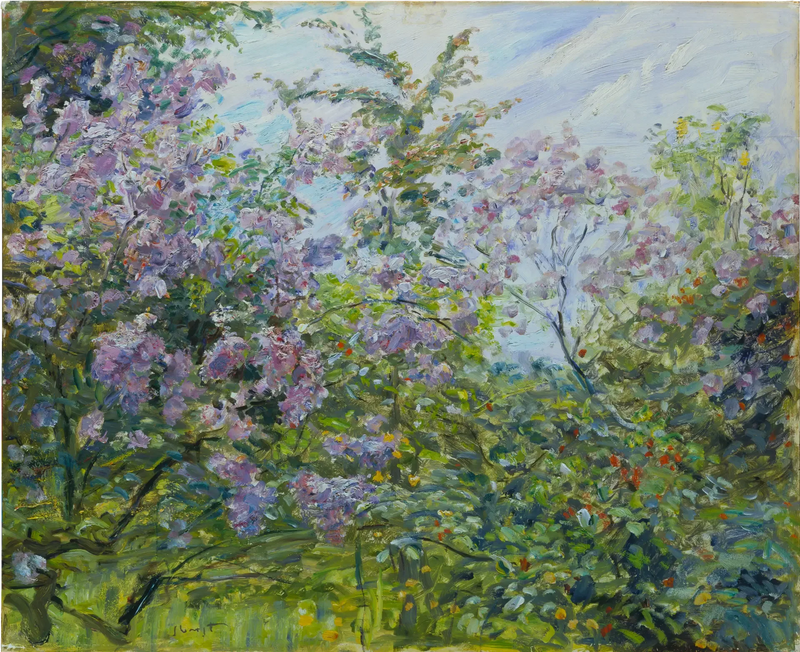 Blommande syren - Max Slevogt