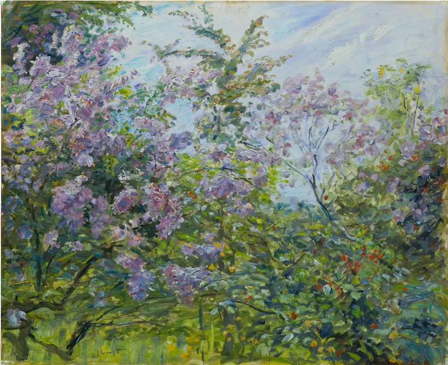 Blommande syren - Max Slevogt