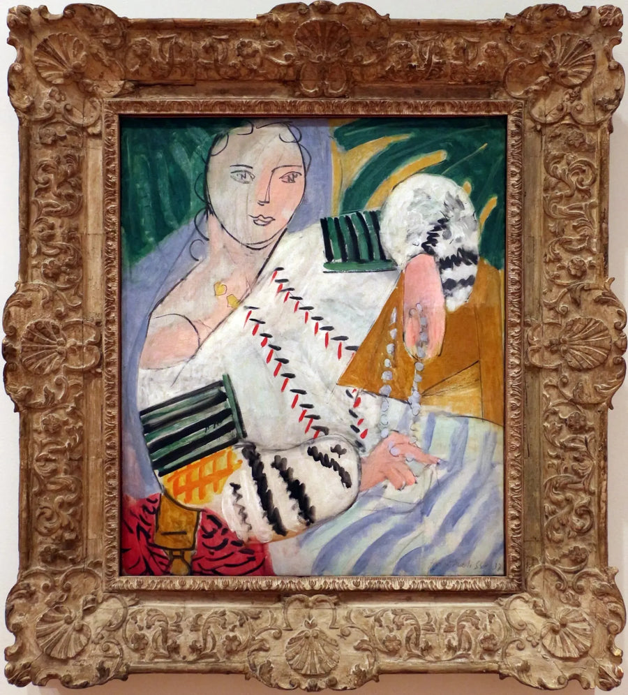 Rumänsk blus med gröna ärmar - Henri Matisse
