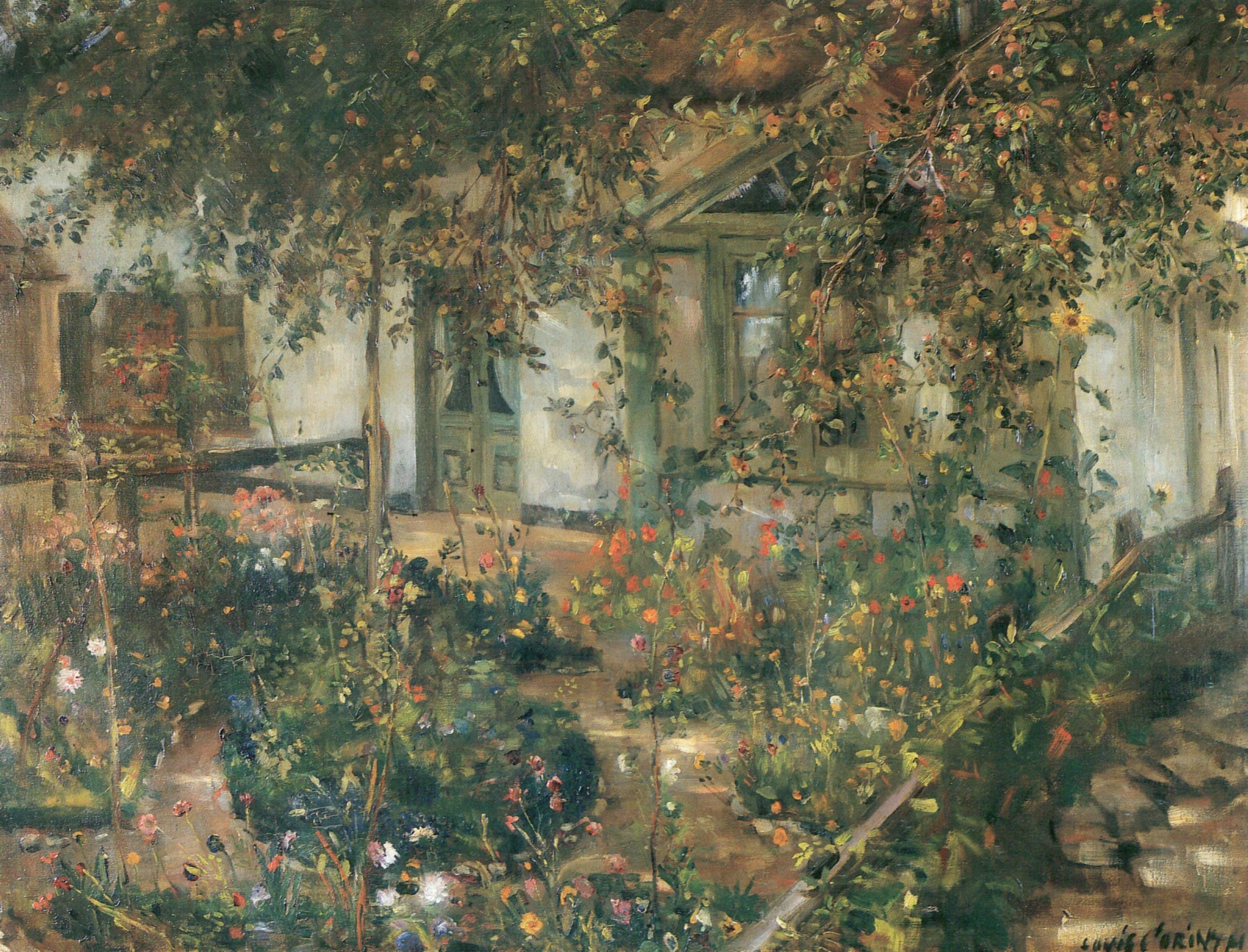 Blühender Bauerngarten - Lovis Corinth