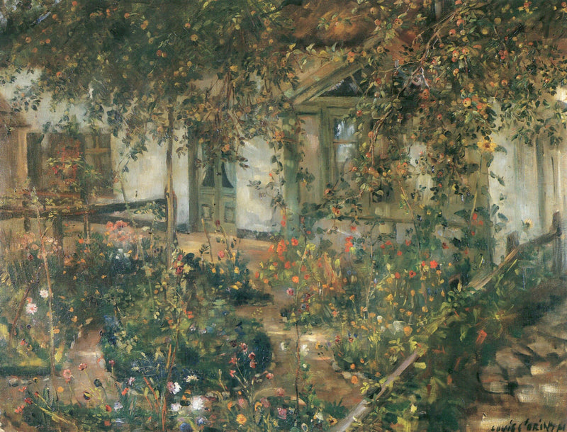 Blühender Bauerngarten - Lovis Corinth