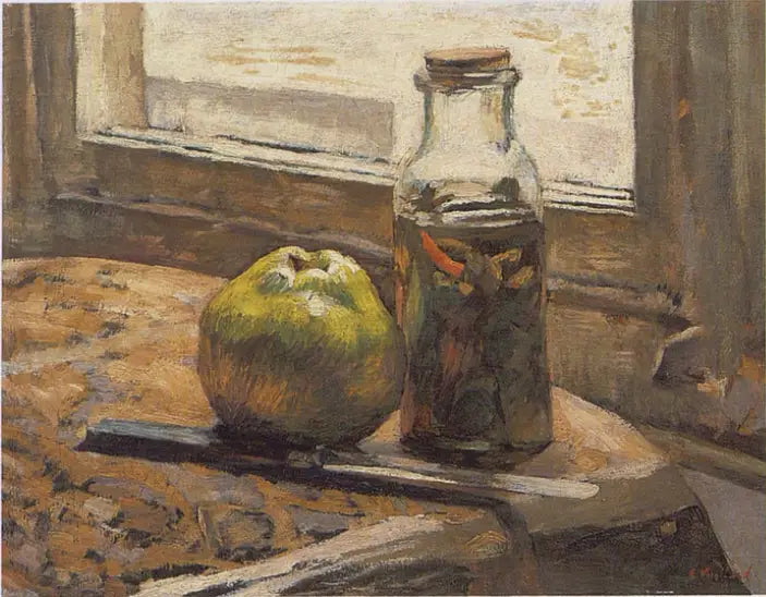 Inlagningsburk för gurkor och äpplen - Édouard Vuillard