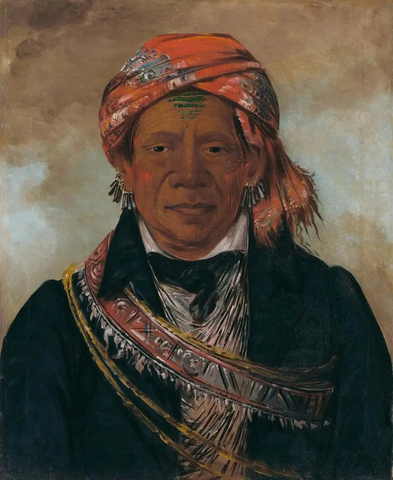 Bód-a-sin, stamledare - George Catlin